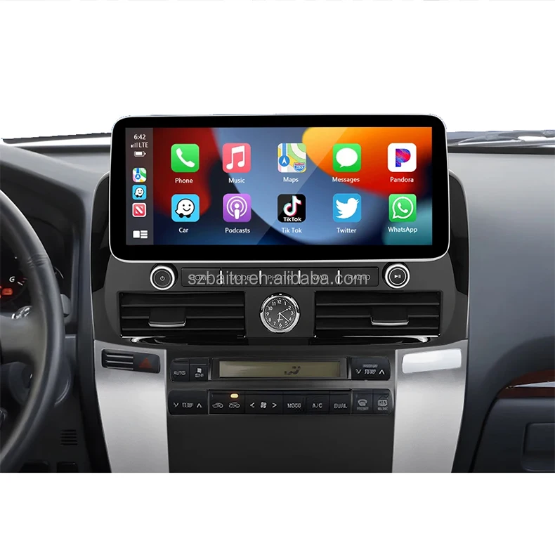 12.3inch For Toyota Land Cruiser Prado LC100 LC120 2002-09 Android Car Radio 2Din Stereo Autoradio Multimedia Player GPS Navi