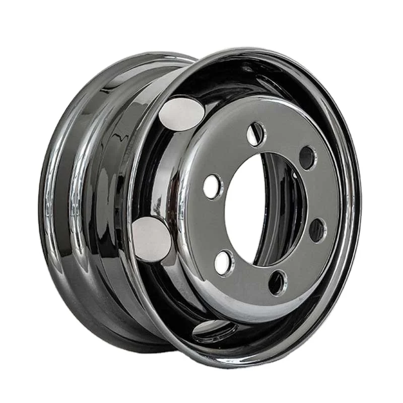 17.5 Steel Truck Rims Wheel Hub Light Pick Up For Custom Trucks Steel Wheel Rims 17.5