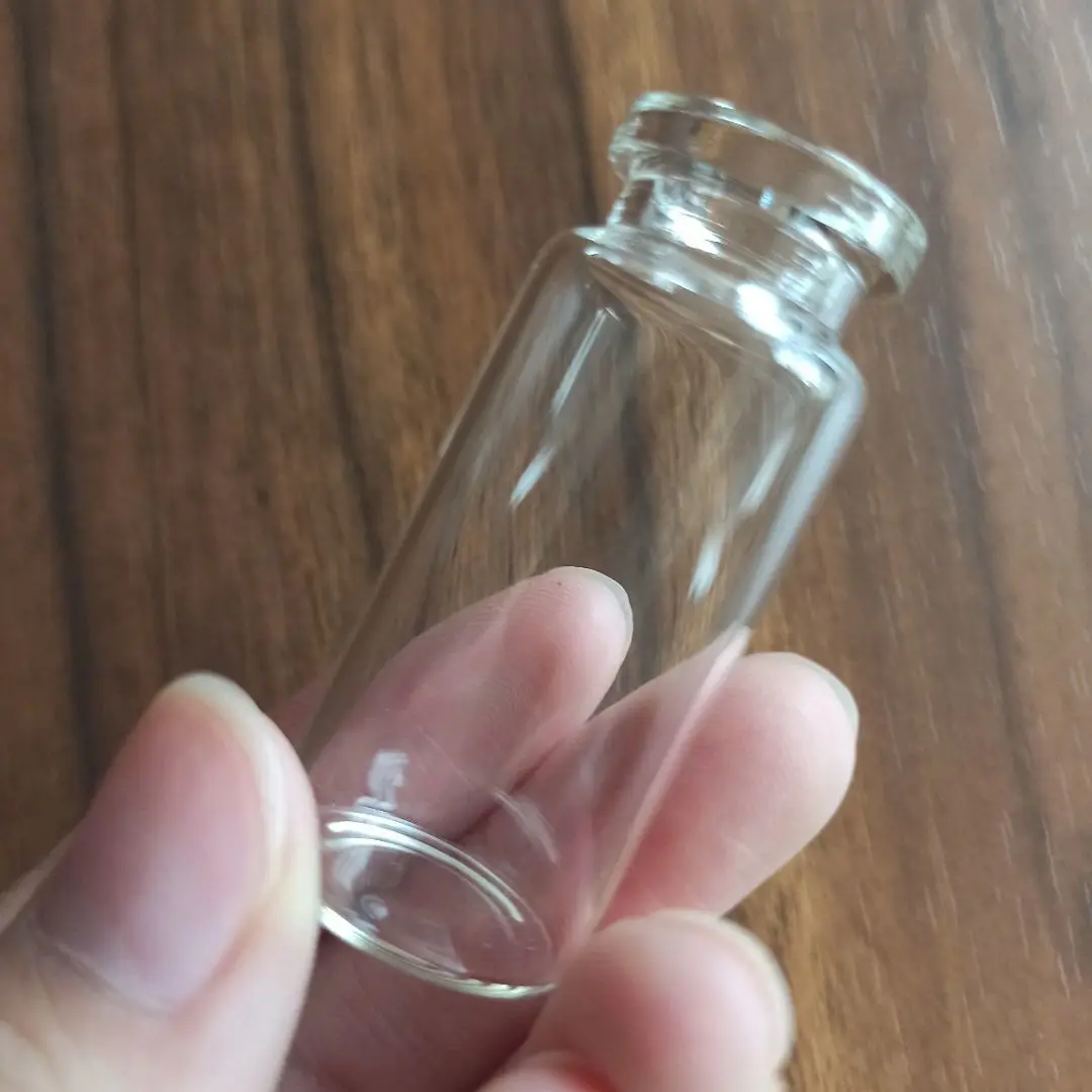 10ml Pharmaceutical Package Tubular Clear and Amber Empty Glass Vial
