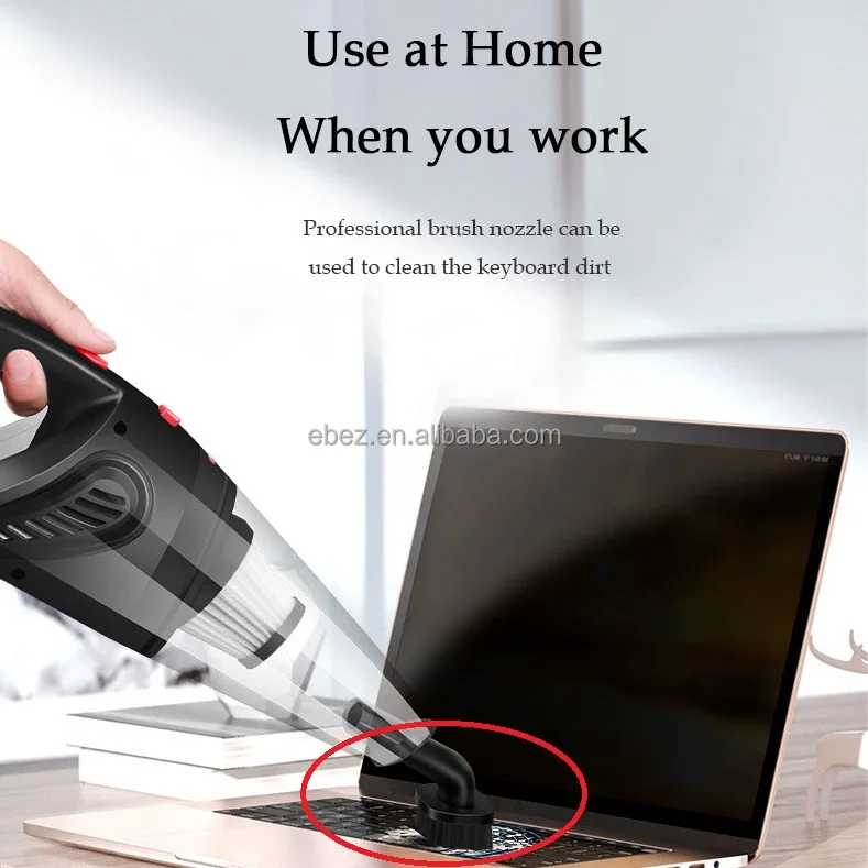 Amazon Hot CE FCC Cordless Battery USB Rechargeable Portable Handheld Vacuums with Powerful Cyclonic Suction for Car Home