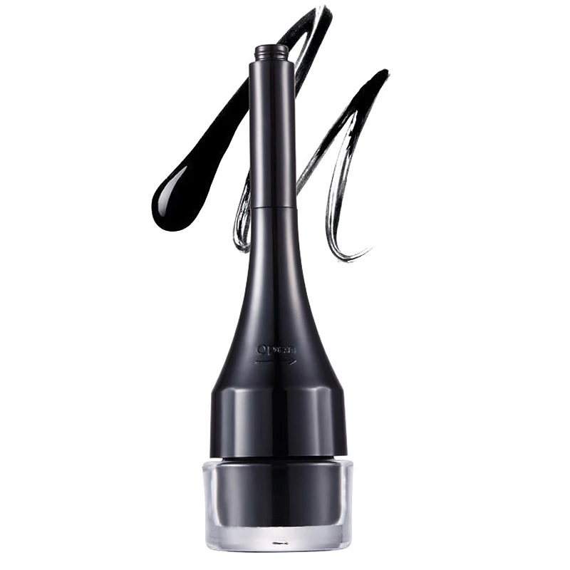 Unique Eyeliner Tube Container Black Pink Eyeliner Packaging Compact Powder Case Cosmetic Packaging Custom Color Round Shaped