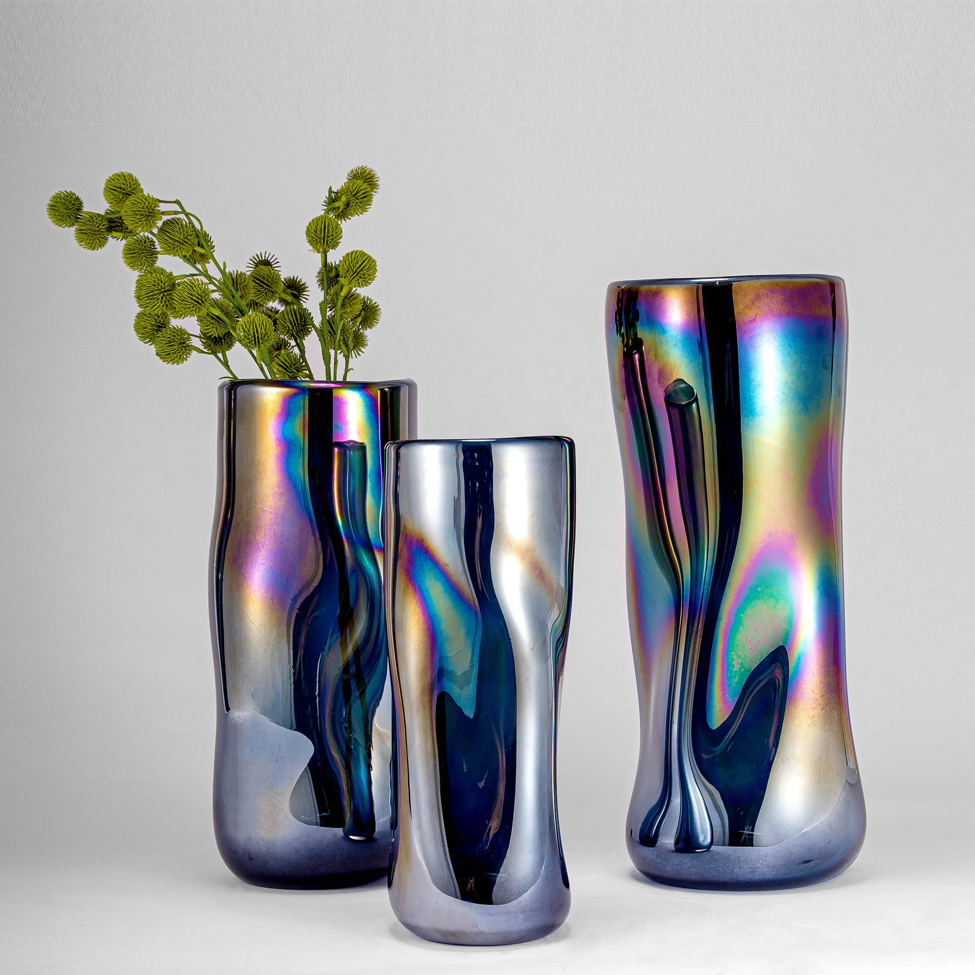 Science fiction series home decor flower vase luxury style sculpture