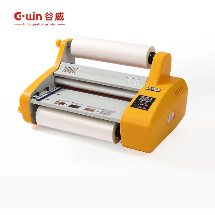 Intelligent A3 size laminate machine can use to UV DTF printing A B transfer sticker label laminating machine