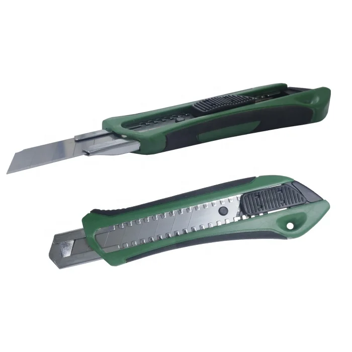 Heavy Duty 18 mm Blades Auto Lock Industrial Knife Cutter