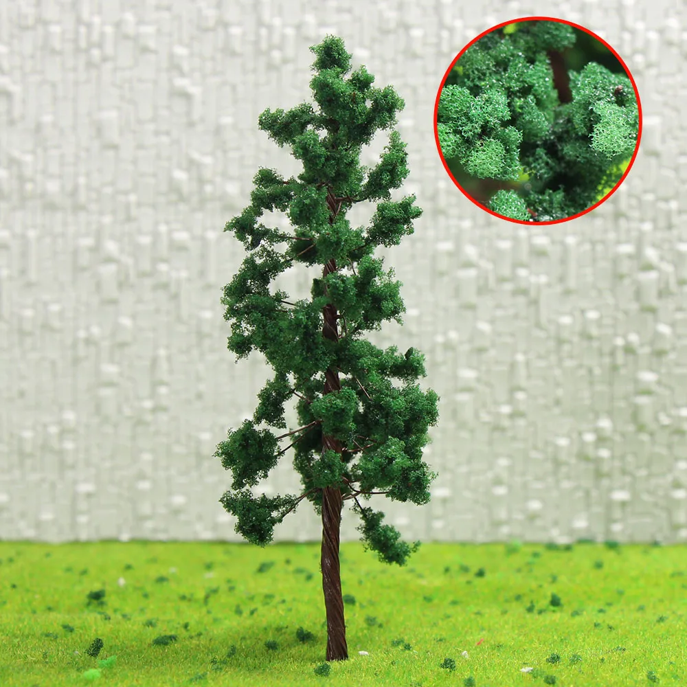 D9035x Model Train Railway Layout HO Scale 85mm Iron Wire Model Tree Street Tree Artificial