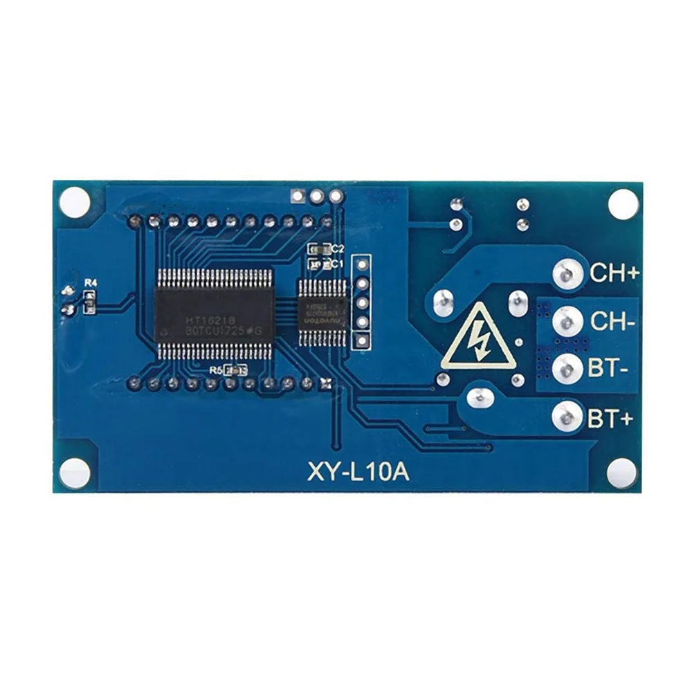 6-60v 10A Lithium Battery Charge Control Module Controller Protection Board with Overcharge Protection Switch XY-L10A