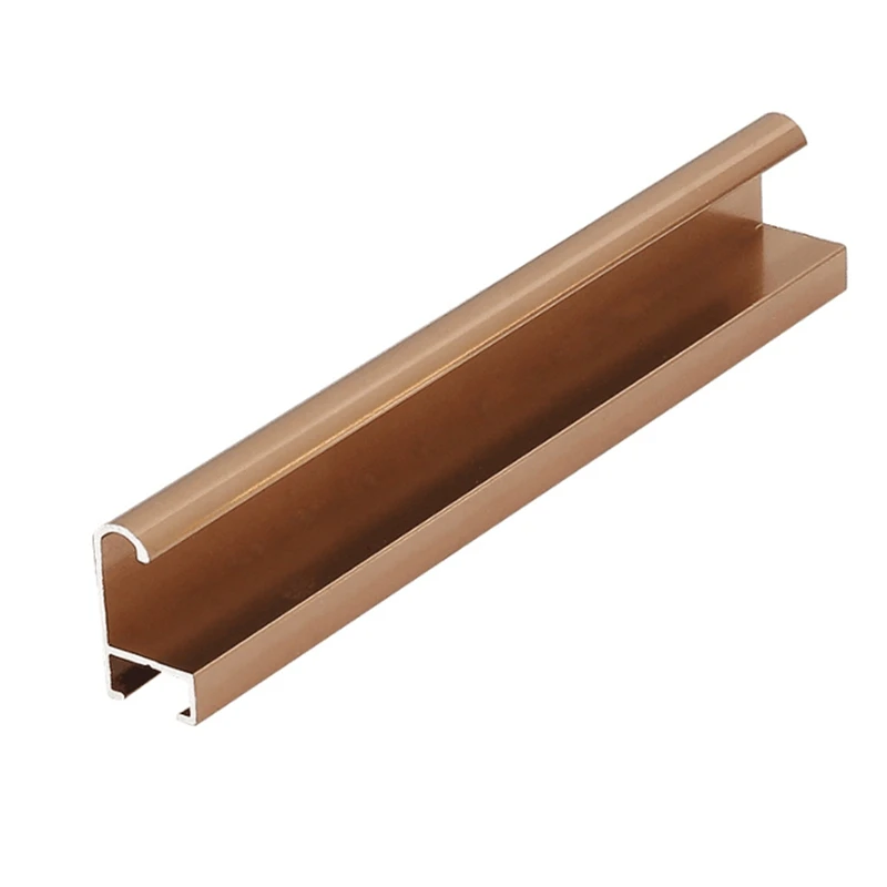 Ready Made Mold Stock Anodized Brushed Aluminium Photo Frame Profile