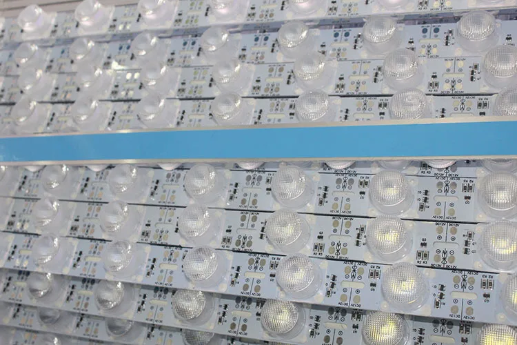 Side Emitting 12V Led Strip Light 100cm 18leds SMD3030 24W Led Back Light Lens for Light Box