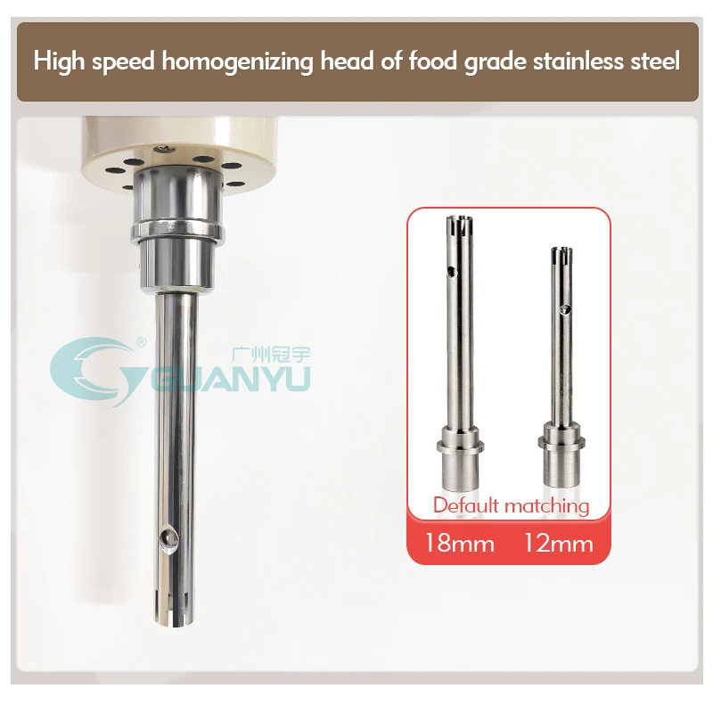
Guanyu 40L High Shear Lab Emulsifying Homogenizer Laboratory Cosmetic Cream Mixer Rotor Stator 