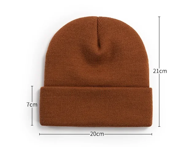 Fashion Loser Beanies Custom Made Knitted Unisex Winter Warm Beanie Hat Ski cold Soft Fisherman Beanie