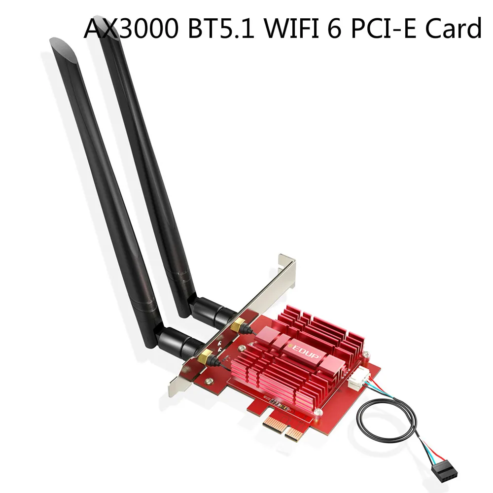 EDUP новые продукты AX1800Mbps двухдиапазонный WIFi 6 802.11AX беспроводной