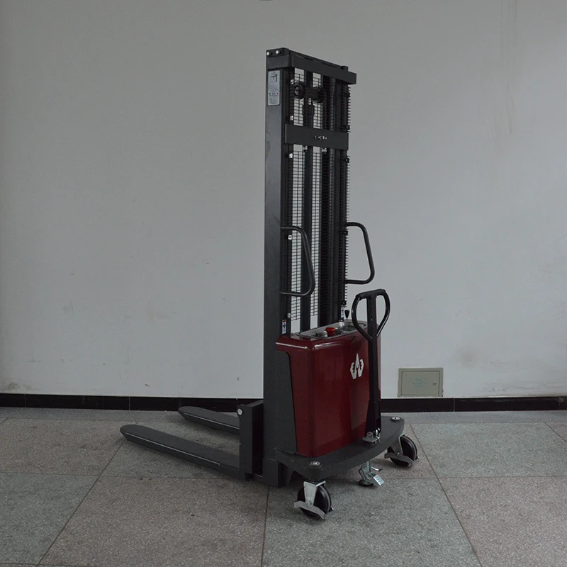 high quality semi electric forklift pallet stacker semi-electric forklift jack stacker