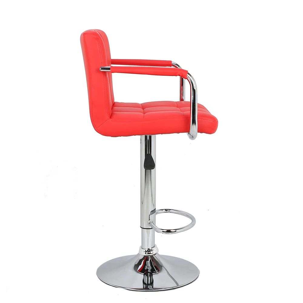 Adjustable Height Swivel Modern Bar Stool Wholesale Round Metal Bar Stool
