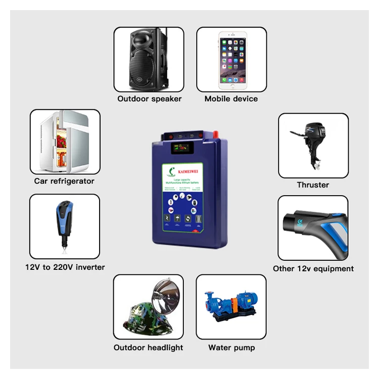 Large capacity and light weight li-ion 12v 60ah lifepo4 lithium ion battery price for sale