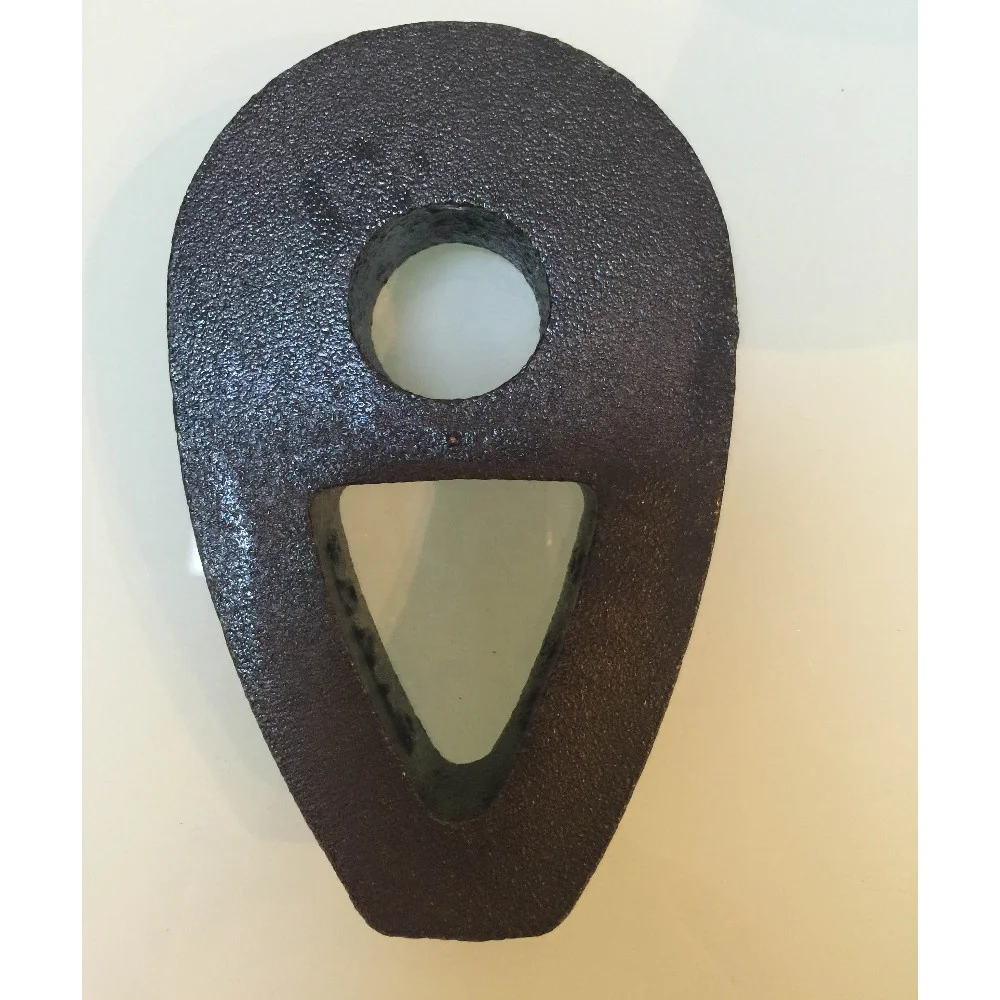 DIN3091 Type Cable Thimble, Ductile Iron Malleable Wire Rope Thimbles,Galvanized Surface Wire Rope Thimble