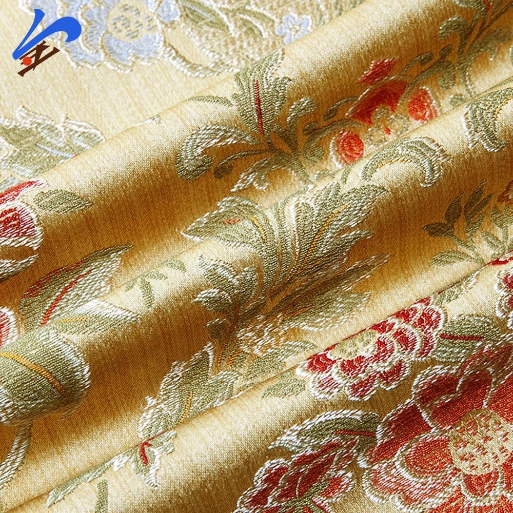 China Jacquard Yarn Dyed Woven Fabric Curtain Cushion Upholstery Jacquard Fabric For Home Textile