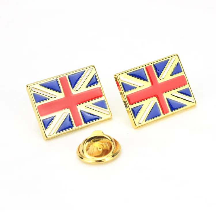 Clothes Lapel Pin Small Amount Wholesale Alloy Metal Badge Flag Pin Brooch Clothing Pin Buckle Magnetic Buckle Badge
