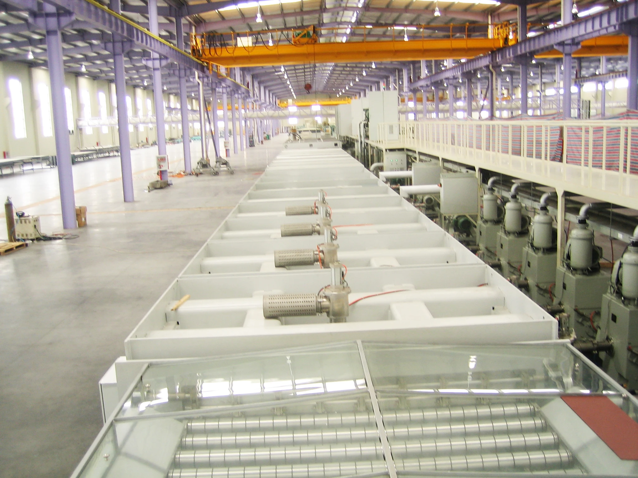 Vacuum Silver Sputtering Coating Flat Glass Mirror Production Line