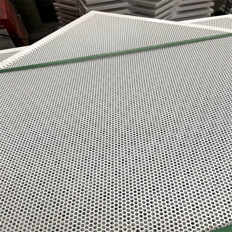 5mm hole Powder Coated  aluminum perforated  metal sheet for decoration