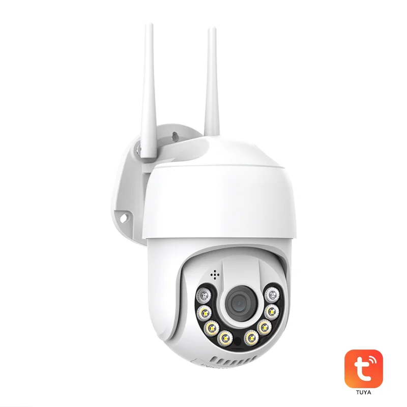 tuya APP OEM 360 auto tracking ptz camera outdoor Cam network CCTV camera 2MP 4MP 5mp 8MP  ip WIFI camera
