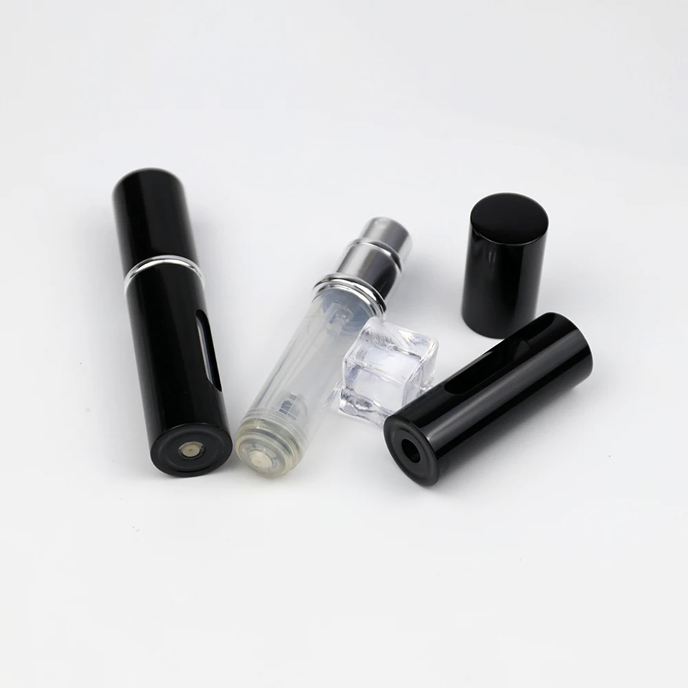 Custom Logo Bulk Buy Portable Travel Flat Bottom 5ml Refillable Perfume Atomizer Manufacturer
