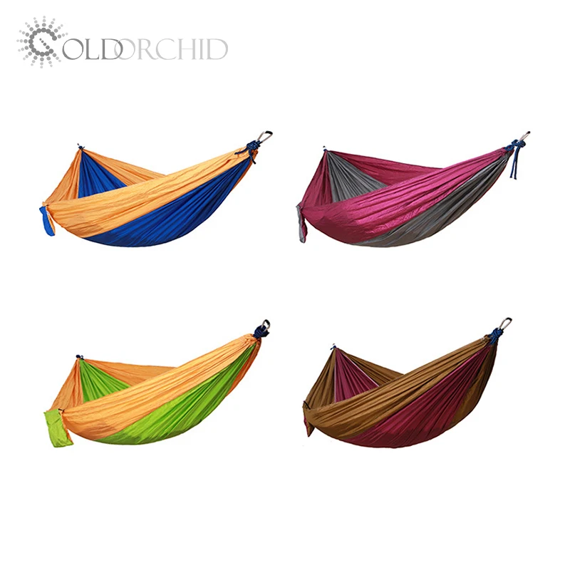 Легкие Походные гамаки 210T из нейлоновой ткани с индивидуальным логотипом
