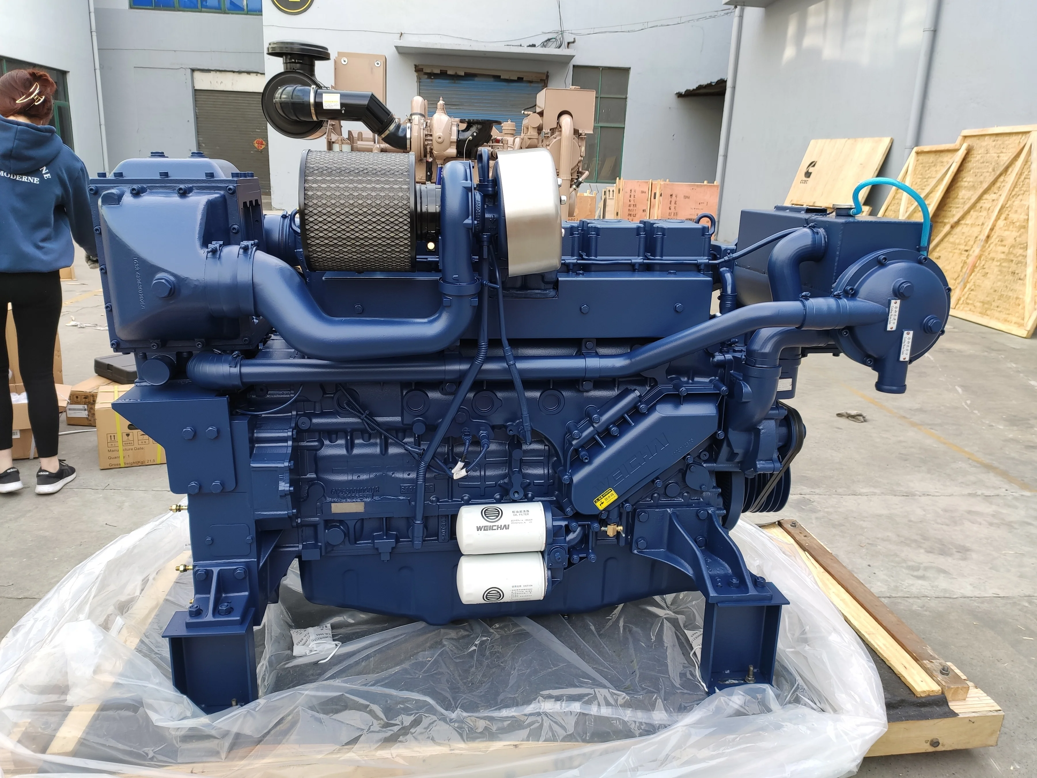 Weichai High-speed boat new type 6 cylinders 500hp WP12C500-21 Diesel Engine