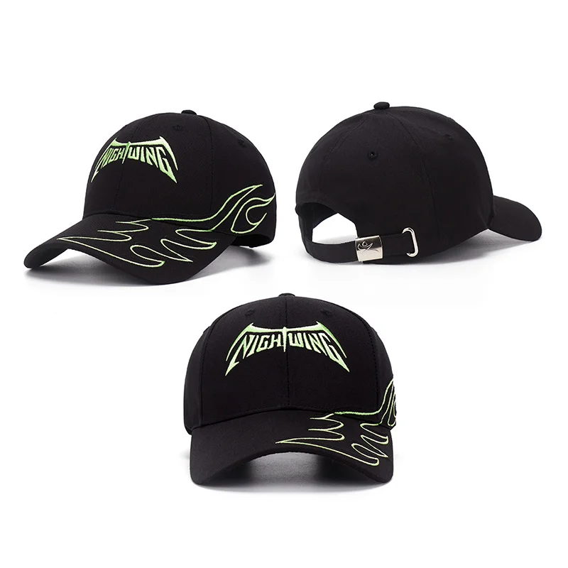 Wholesale Manufacturer Custom Embroidery Letter Hard Top High-quality Cotton Baseball Cap Sports Cap for Women Men