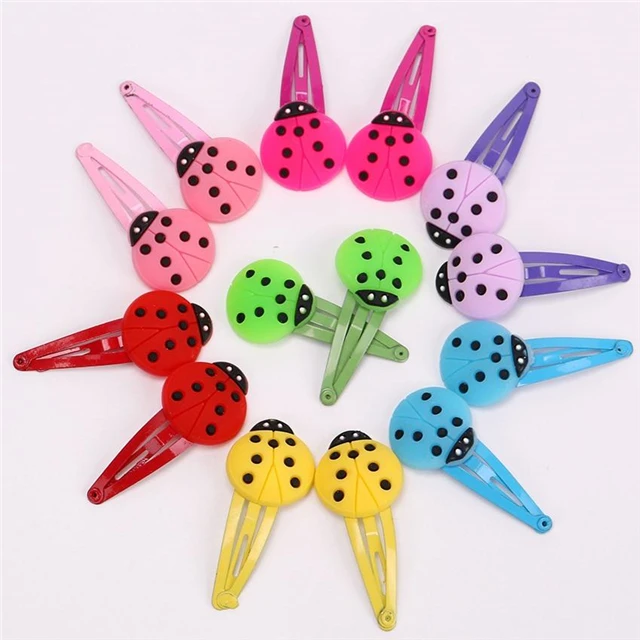 Children New Silicone Hair Clips Cute Fruit Flowers Safety Barrettes BB Clip Little Girls Gifts