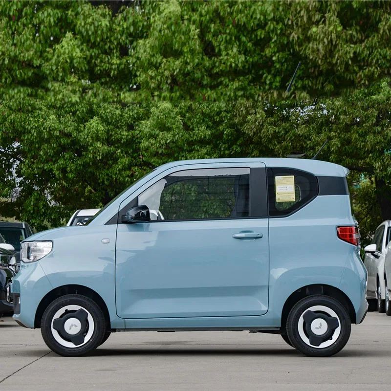 Wuling Hongguang MINI EV 2022 новейшая литиевая батарея 100 км/ч смарт-автомобили по низкой цене четыре места evcar