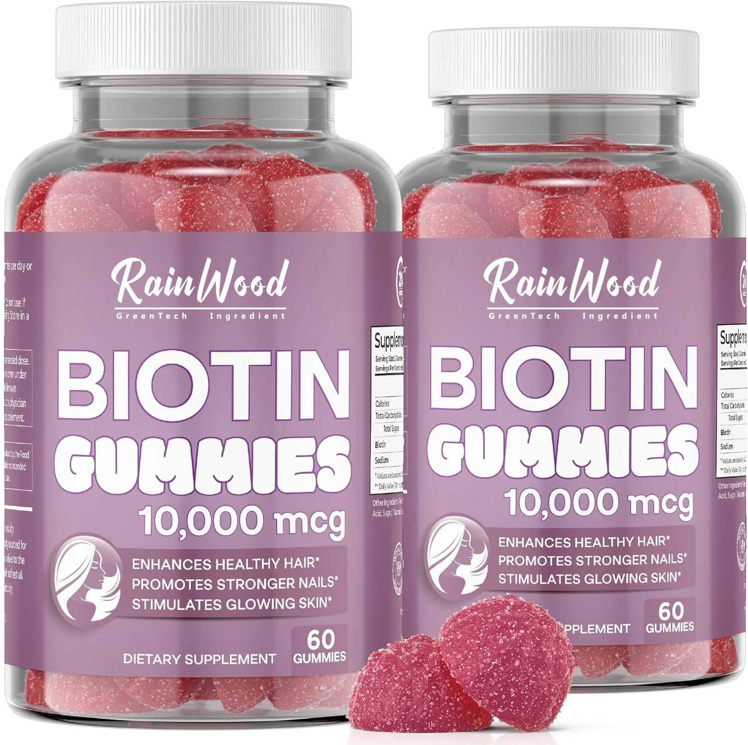 OEM Private Label Biotin Hair Growth Supplements Biotin Gummy