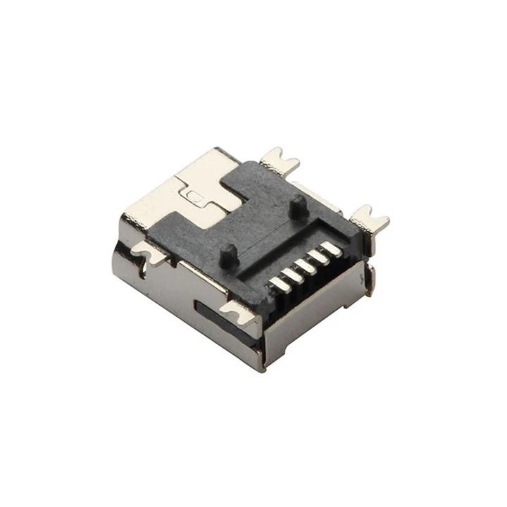 Customized Mini Micro USB Female SMT Connector For Mobile Charging Port