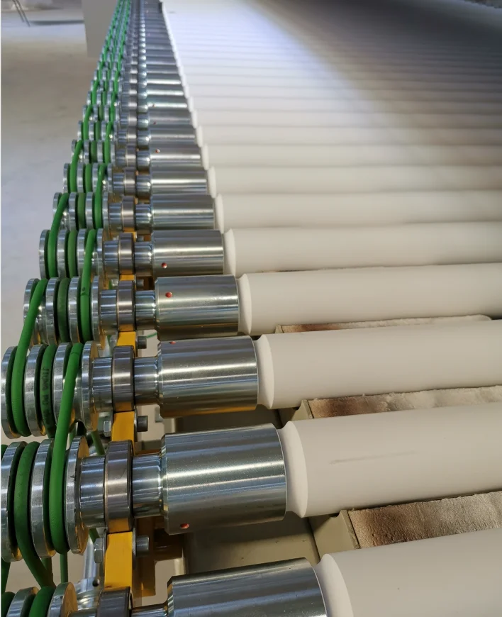 Cross Type tempered glass bending line Flat and bent Glass Tempering Line