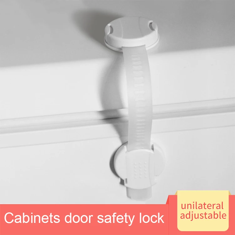 
Adjustable ABS baby children kids cabinet safety lock set, proof Cabinet Locks with 3M Adhesive,Appliances Fridge and Oven 
