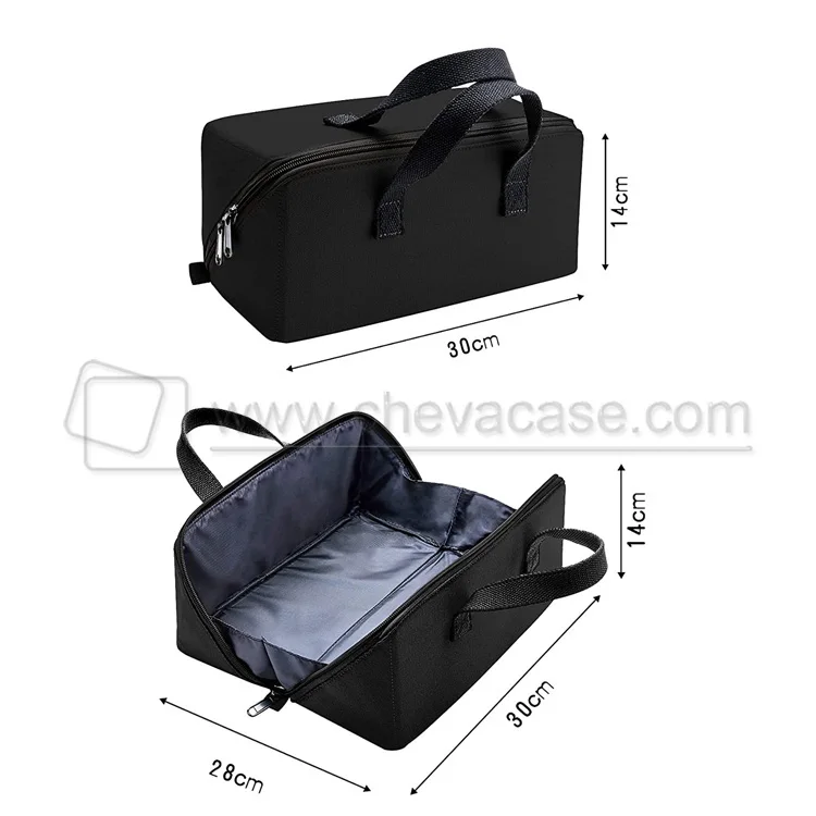 OEM Portable Multi Open Mouth Canvas Tool Zipper Bag for Pliers Wrench Screwdriver