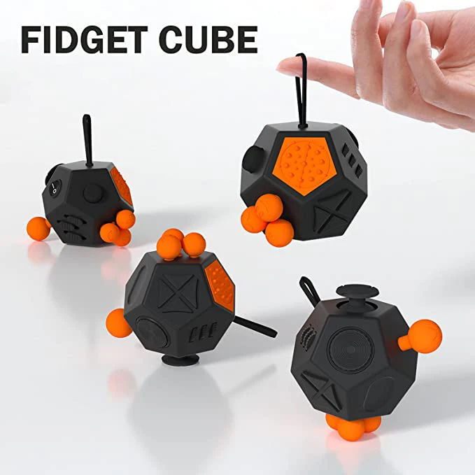 Mini 12 Sides Decompression Cube Anti Stress Magic Cube Toy For Stress Relief 3d Model Magic Cube Decompression Toys