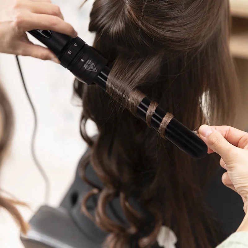 Professional 5 in 1 Interchangeable Electric Hair Curler Curling Iron