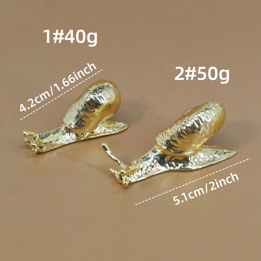 Creative material alloy snail chest of drawers handle wardrobe locker furniture handle buckle.