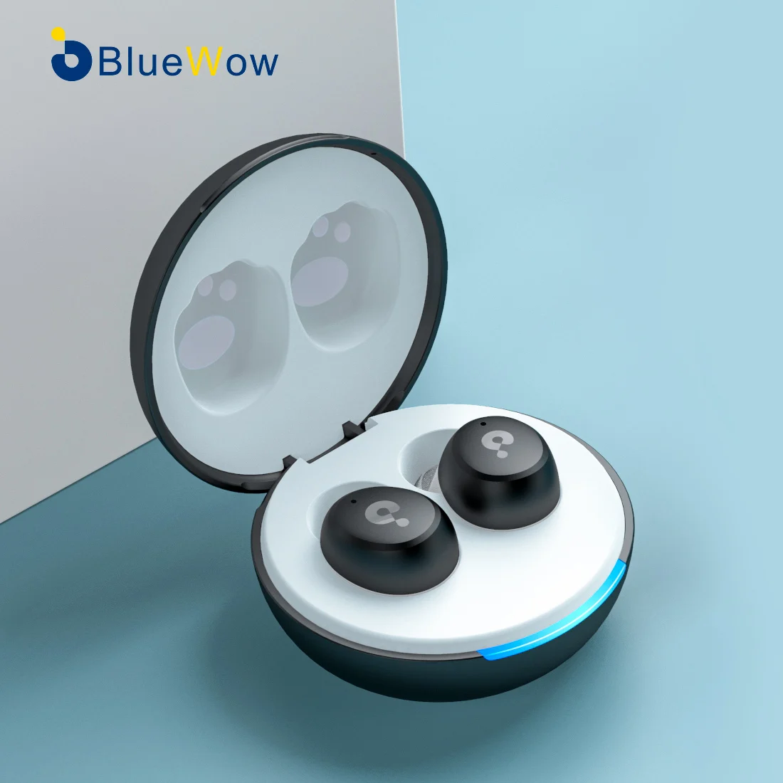 
2021OEM headphone earphone V5.0 true wireless earbuds waterproof earbuds super bass earphones earbuds cute charging case 