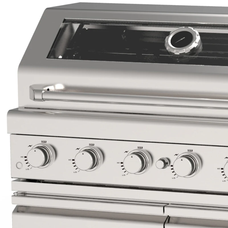 Outdoor Backyard Camping Family Party Trolley Barbecue Grill Smokeless Bbq Grill