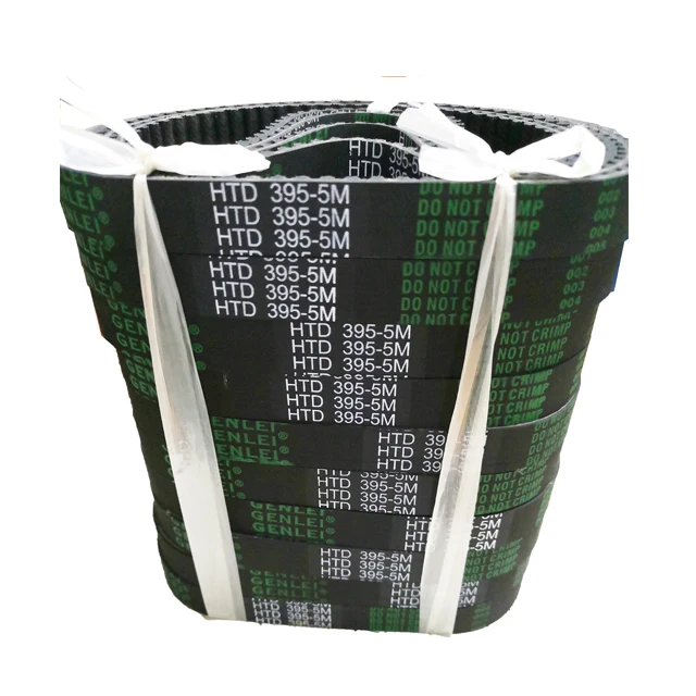 HTD-395-5M Ширина 15 мм фабрики низкий уровень шума скорость приводного ремня