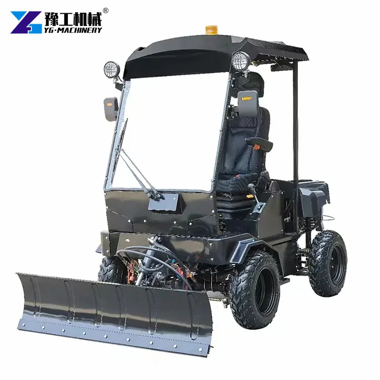 6.5HP 15HP Hand Electric Start Snow Sweeper Snowplow Thrower Machine Road Snow Sweeper For Sale