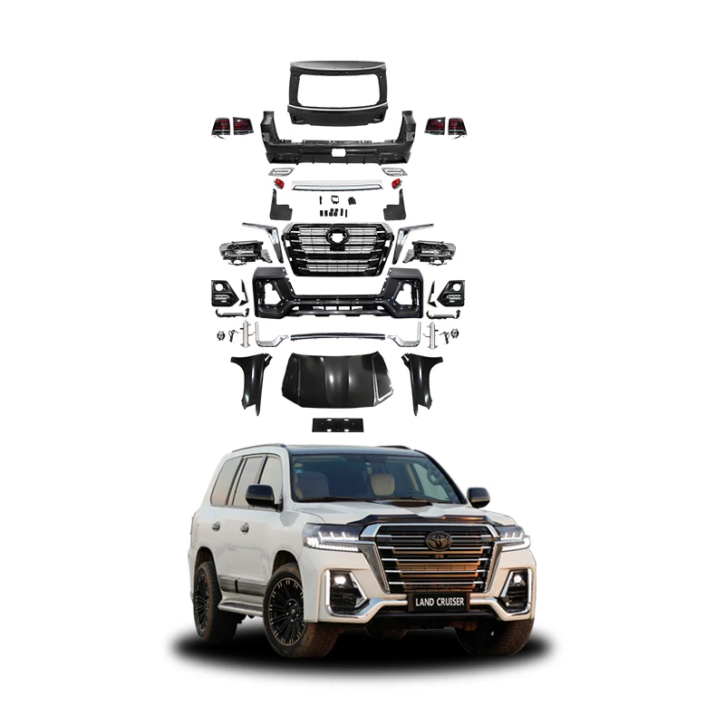 Аксессуары для модификации автомобиля GBT, комплект кузова Facelift для 2008-2015 Toyota Land Cruiser 200, комплект кузова LC200, обновленные комплекты