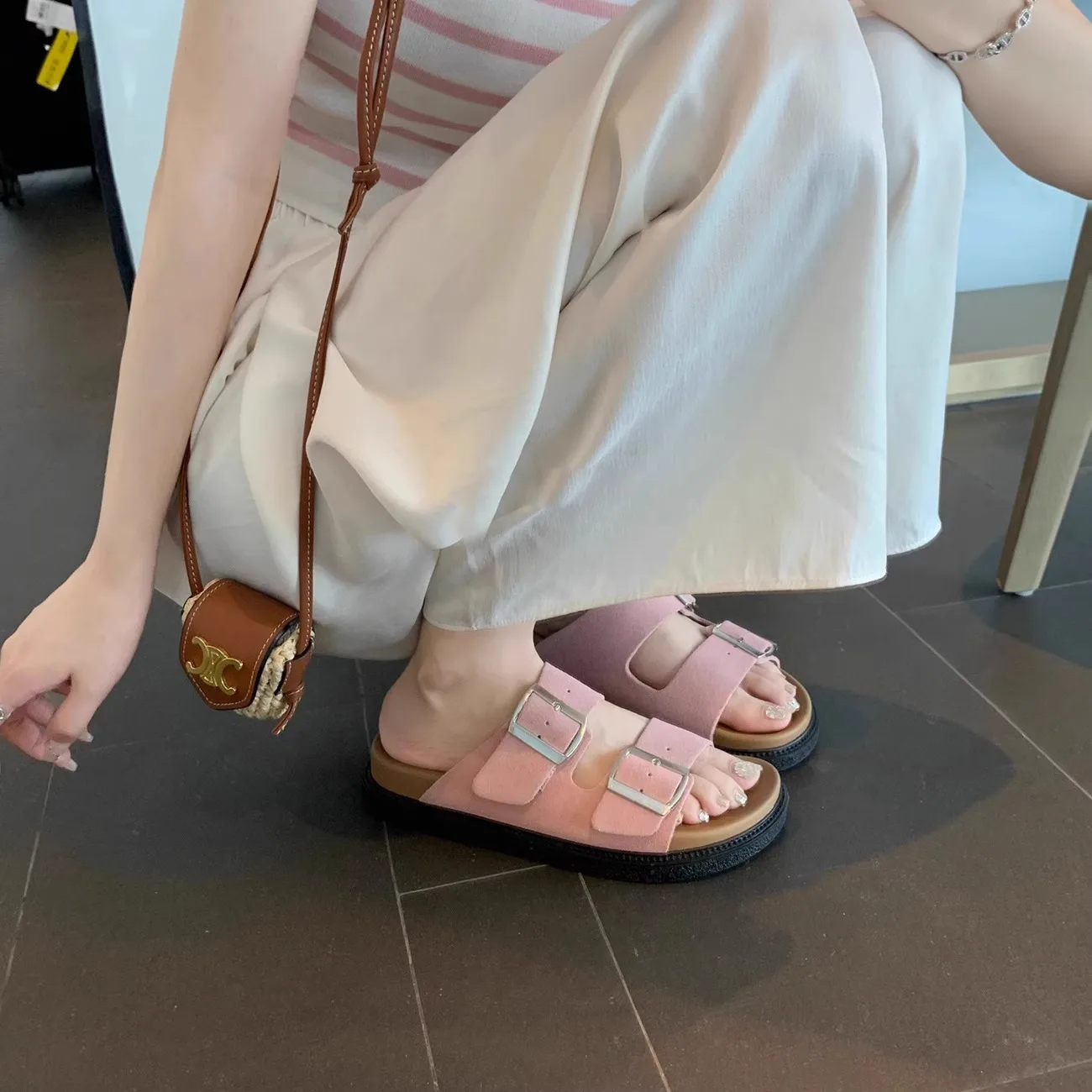 Женская обувь оптовая продажа массивная birkenstocks шлепанцы для женщин из ПВХ женские