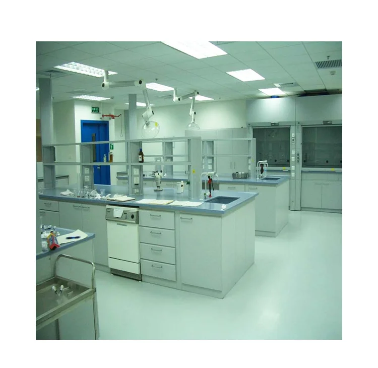 Hot Sale Lab Furniture Chemistry Lab Corner Bench Wall Lab Table