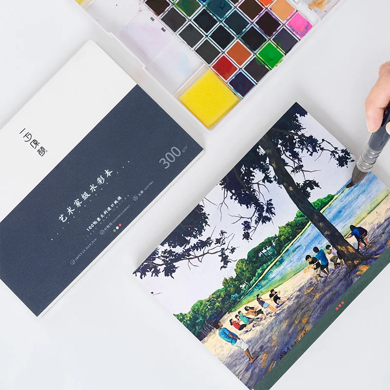 20PCS 8K ORIGINAL WOOD PULP COTTON WATERCOLOR PAD