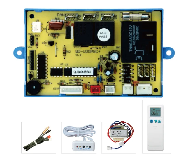 QUNDA QD-U05PGC + Universal split air conditioner system board for PG motor auto restart