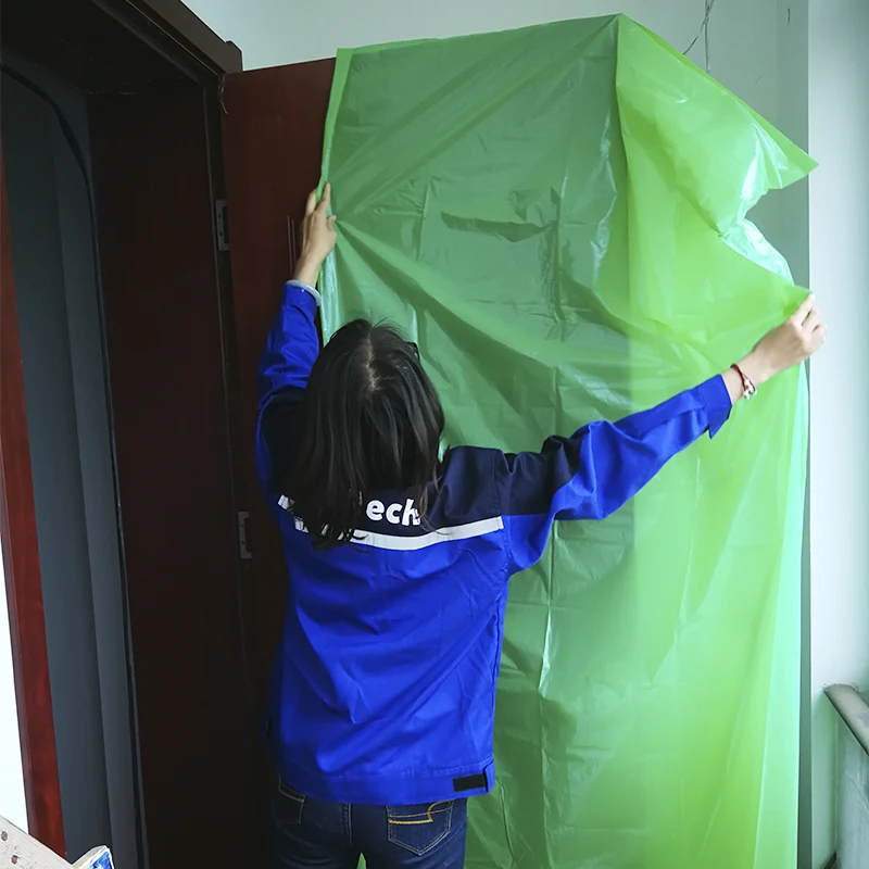 plastic dustproof door sleeve