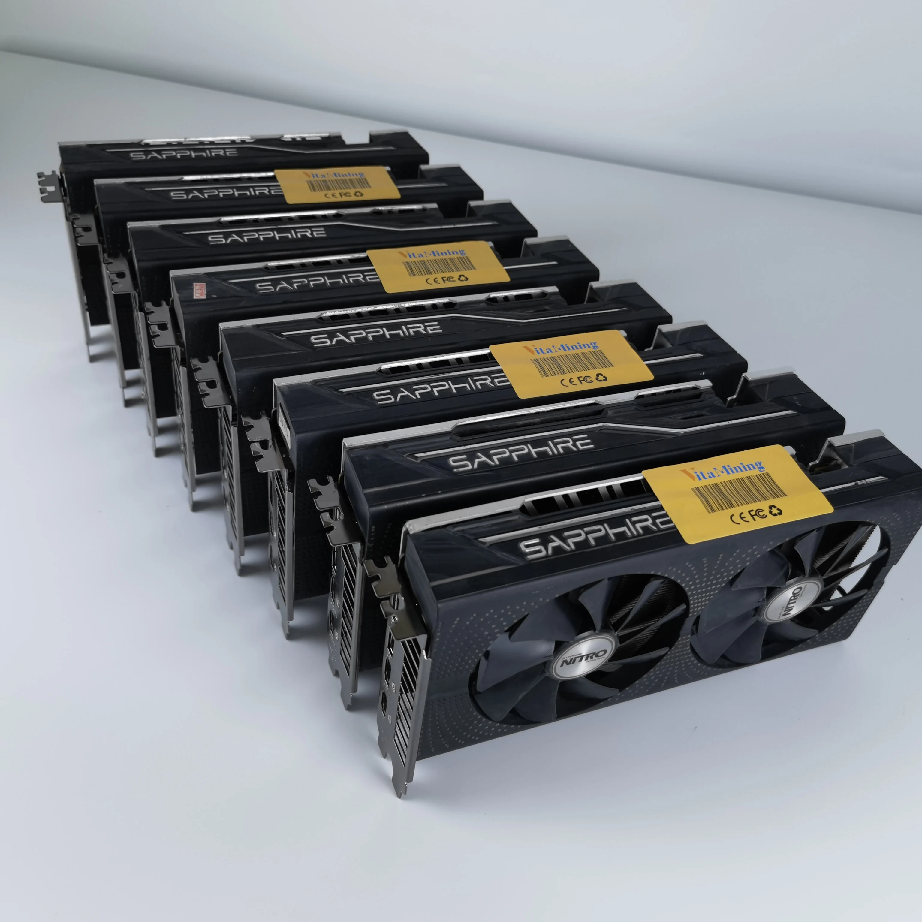 Игровые видеокарты в хорошем состоянии Gpu AMD RX 580 8 ГБ 4 Oc б/у ноутбук с графической