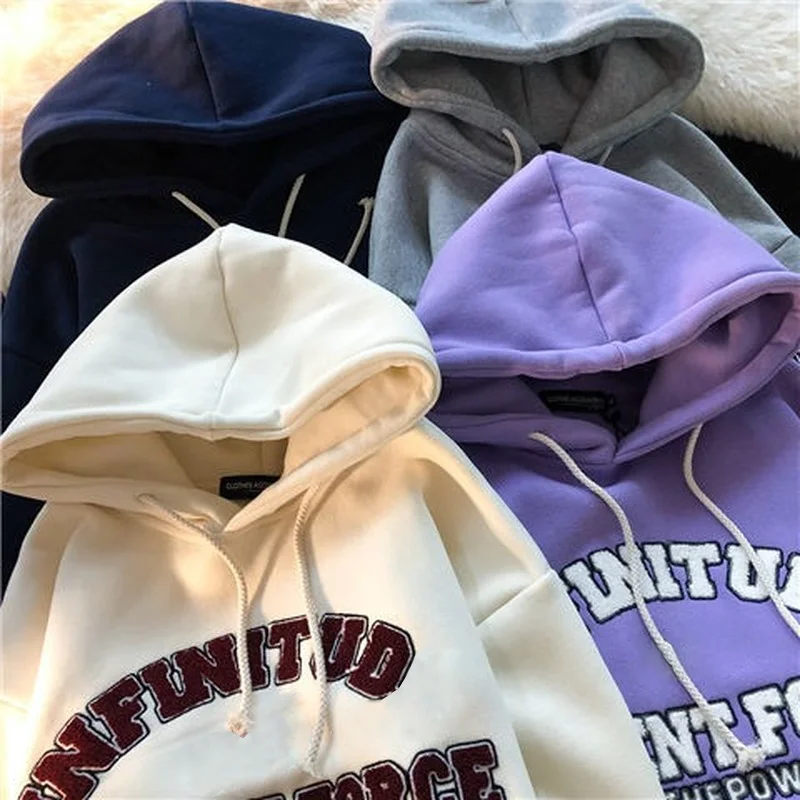 Custom Flocking Hoodie Sweatshirt Streetwear Embroidery Pu for men